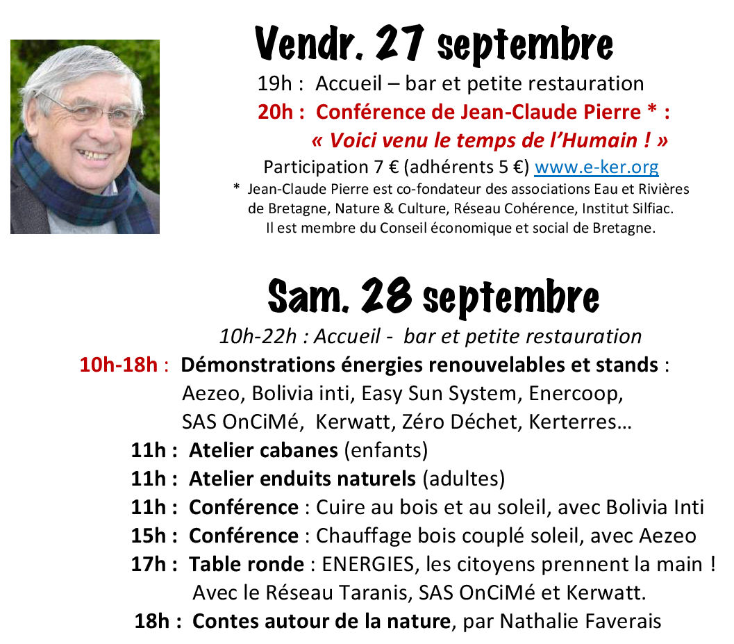 programme anniversaire e ker